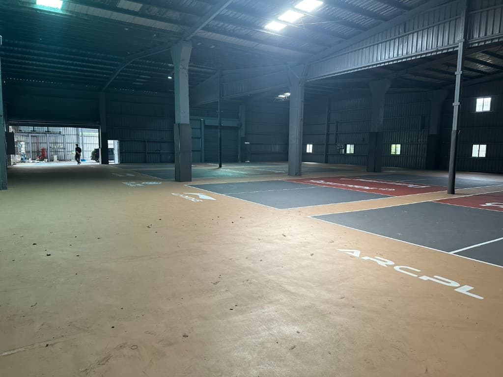 五股高CP值挑高鋼構廠房現場照片 3